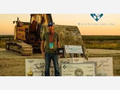 Justin Wise of Waste Connections wins International Equipment Rodeo